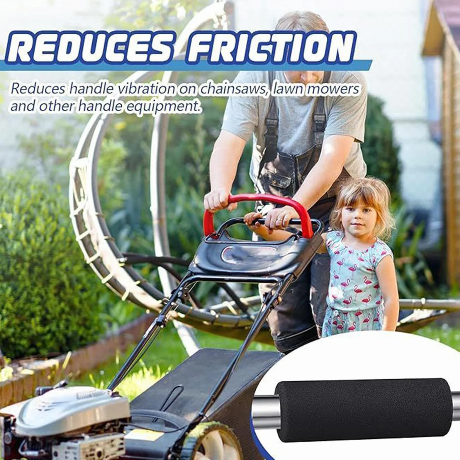 Scatola in schiuma per paramani Set da 2 impugnature ergonomiche per manubrio con imbottitura per moto fitness scooter