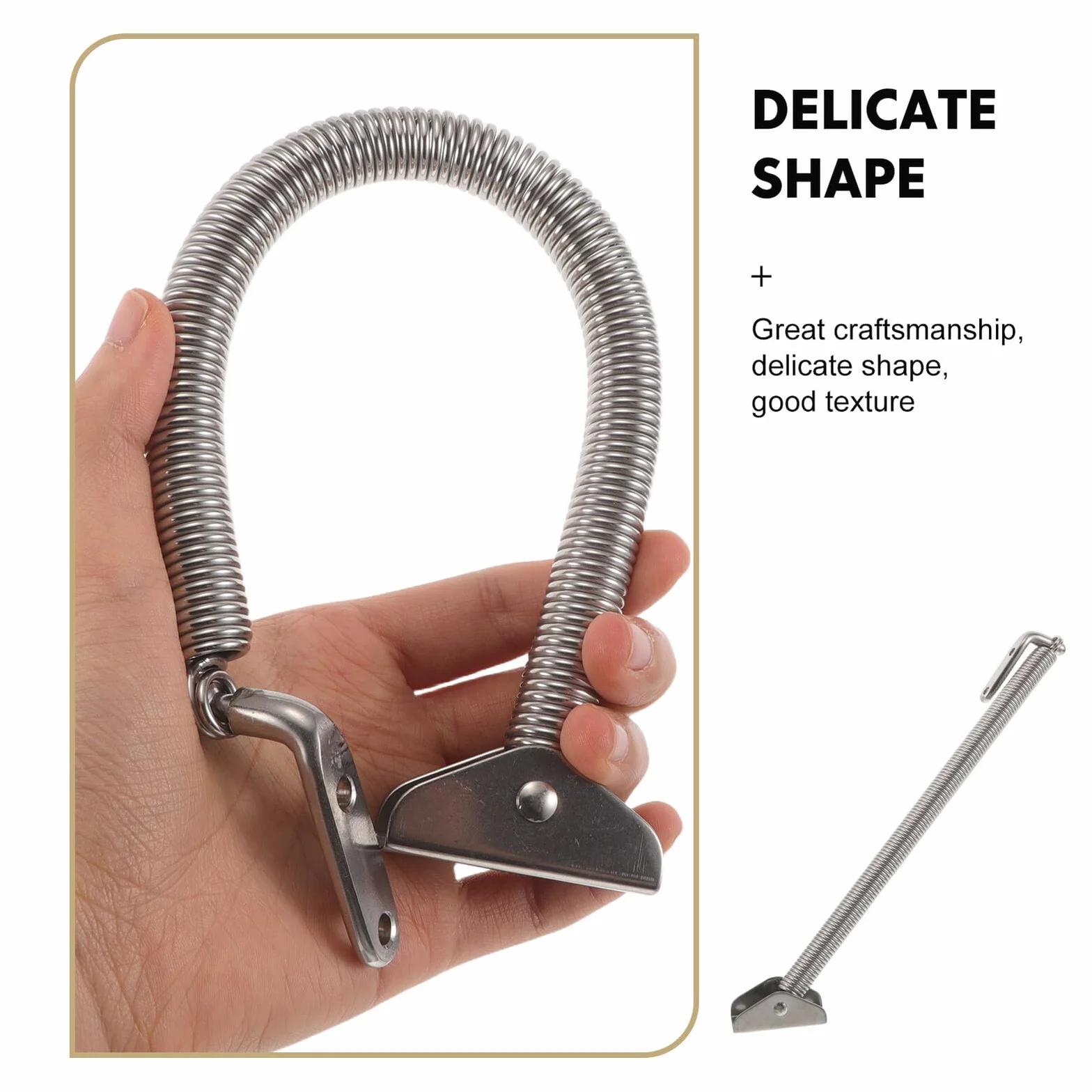 Veemoon Molla di Supporto Portello Barca in Acciaio Inox 260 Mm Regolabile