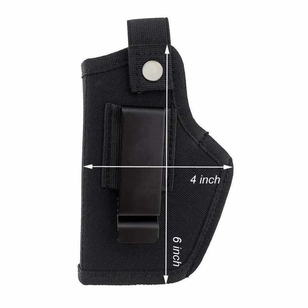 Fondina Universale IWB Pelle PU per Pistola, Compatibile Glock 17/19/23 Beretta 92 FS
