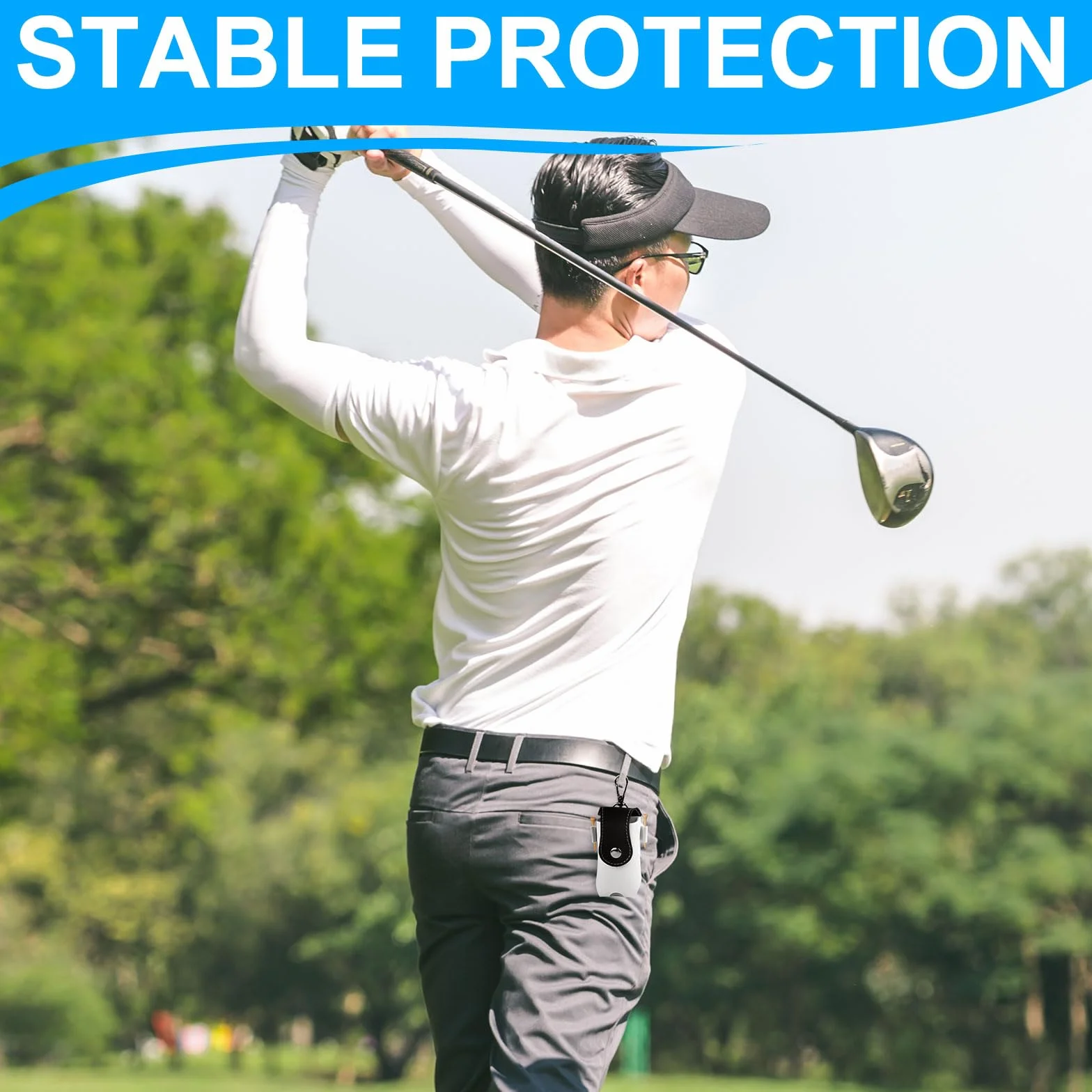 Borsa per Mazze da Golf, Mini Pieghevole golf Con Tracolla, Adatta L'Allenamento Del Campo, Borsa da Trasporto Leggera per Club da Golfs,Borsa a Tracolla per Allenamento da Golf per Uomo Donna