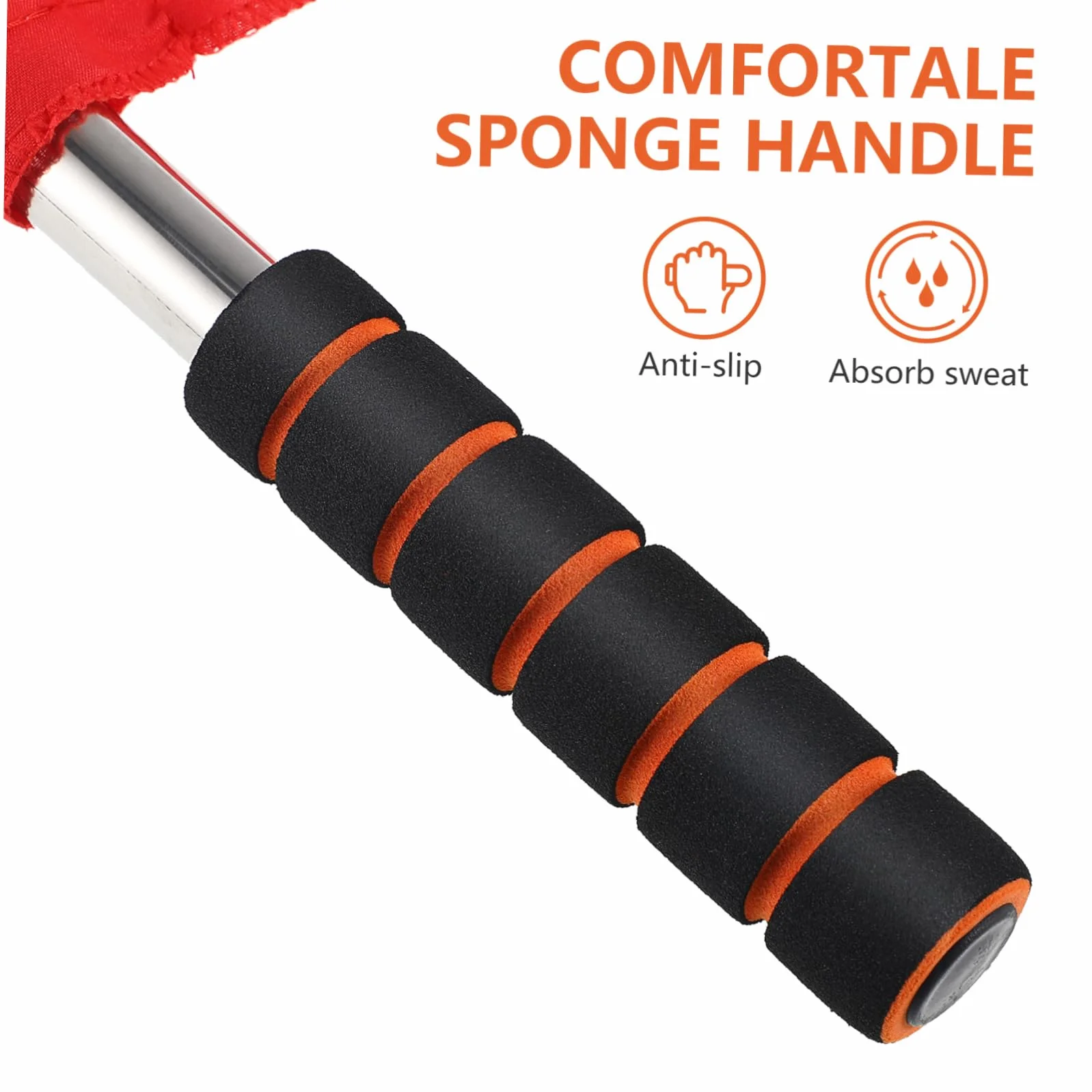 Anneome 4pcs Bandiera Arbitro In Acciaio Inox Bandiere Di Segnalazione Giallo Rosso Verde Bianco per Partite Sportive Bandiera Di Comando Leggermente Progettato con Albero In Acciaio Inox