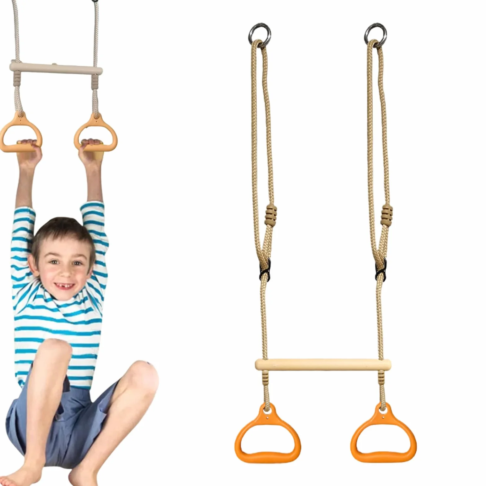 Barra di trapezio ergonomica per esterni giardino parco giochi adulti