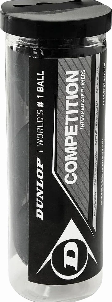 Dunlop Competition Palla da Squash Gialla