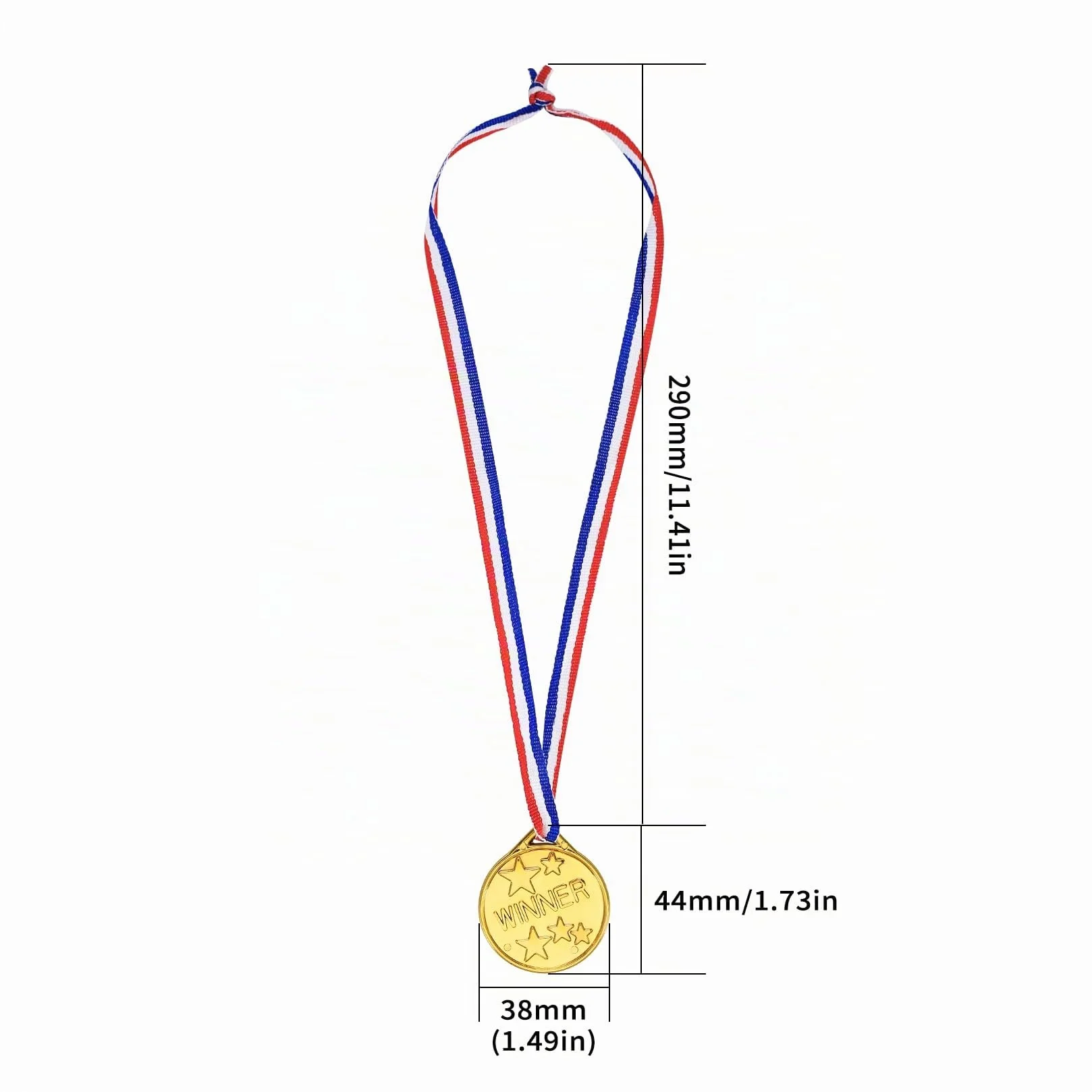Medaglie d'oro per Bambini Feste Sportivo 30 Pezzi