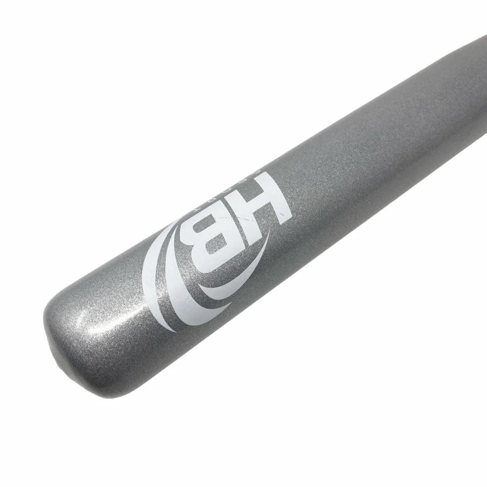 Mazza da Baseball in Metallo 71 cm 1Kg Impugnatura Antiscivolo Silver