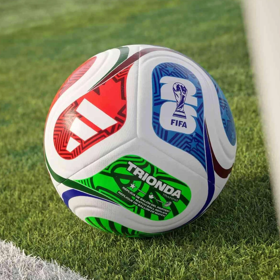 adidas FIFA World Cup 26 Trionda - Palla da allenamento unisex per adulti, colore: bianco, 38 EU