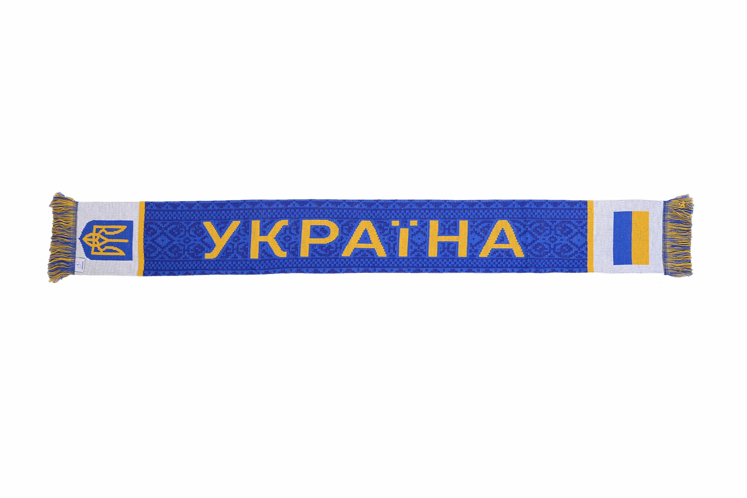 Ukraine Ucraina Blu Calcio Sciarpa a Maglia