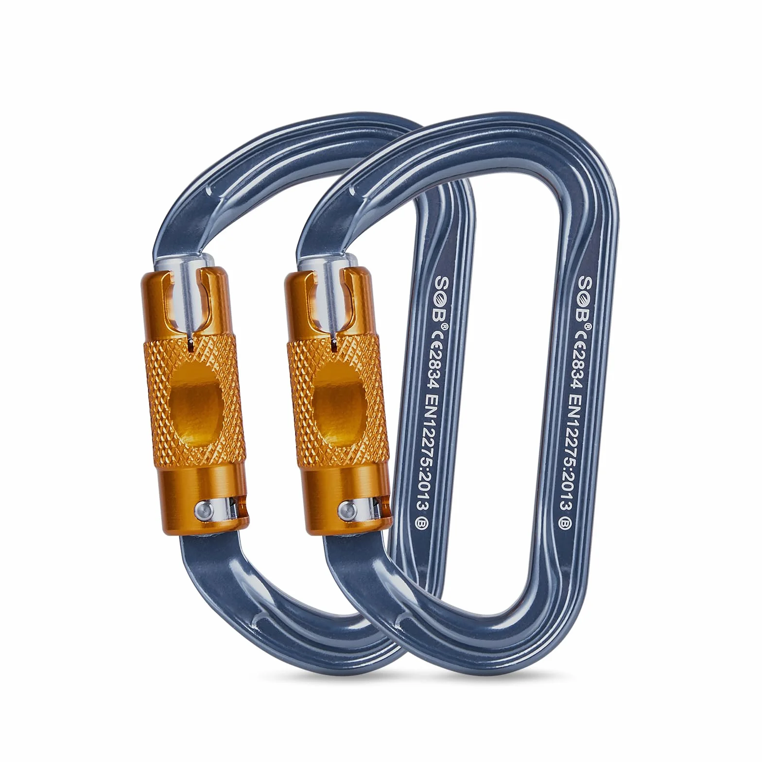 Moschettone da Arrampicata Alluminio Ultralight Doppia Campeggio Amache