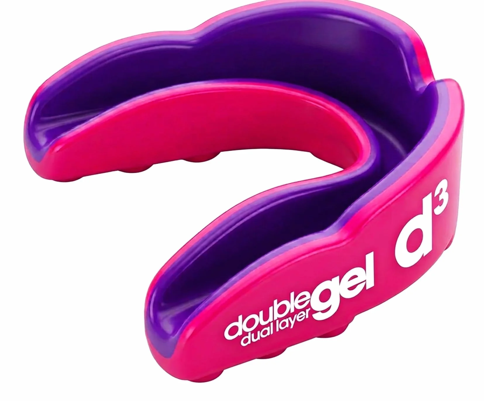 d3 Paradenti Sportivo Doppio Strato Gel Protezione Bocca Denti Boxe MMA Kickboxing Muay Thai
