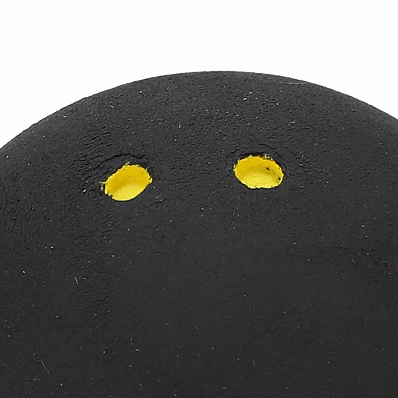 Palla da Squash 37mm Doppio Punto Giallo Gomma Competizione Professionale