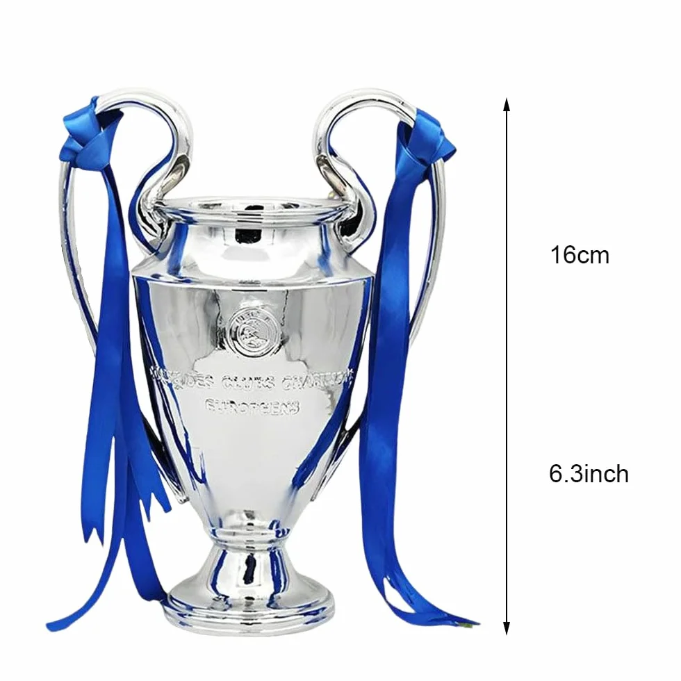 Trofeo Europa Football Champions European League Replica Trofei Collezione 16cm