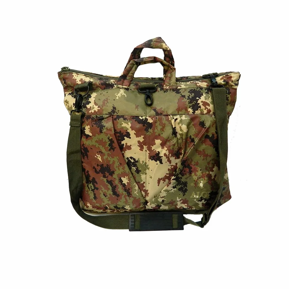 ALGI Borsa Porta Casco Pilota Vegetato Mimetico