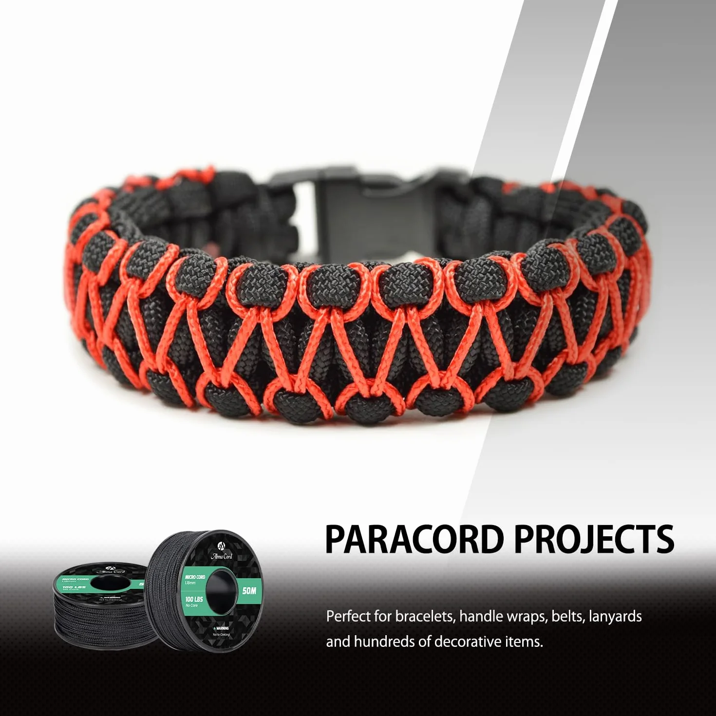 Abma Cord Micro Corda 1,18 mm 50M Bobina Max. 45kg Nero