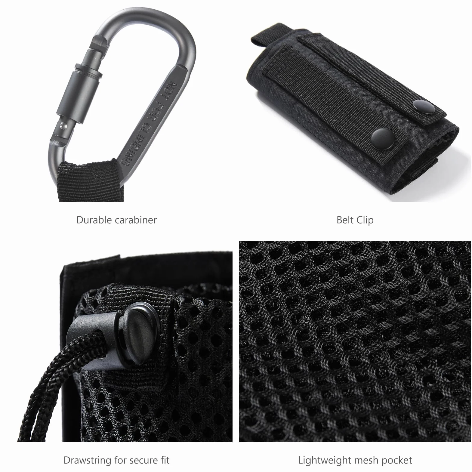 Bassdash Borsa Tattica Molle per Bottiglia d'Acqua Pieghevole in Rete