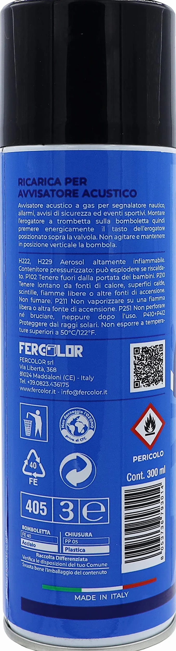 Tromba da Stadio NA92 130 Decibel Clacson Eventi Sportivi Napoli
