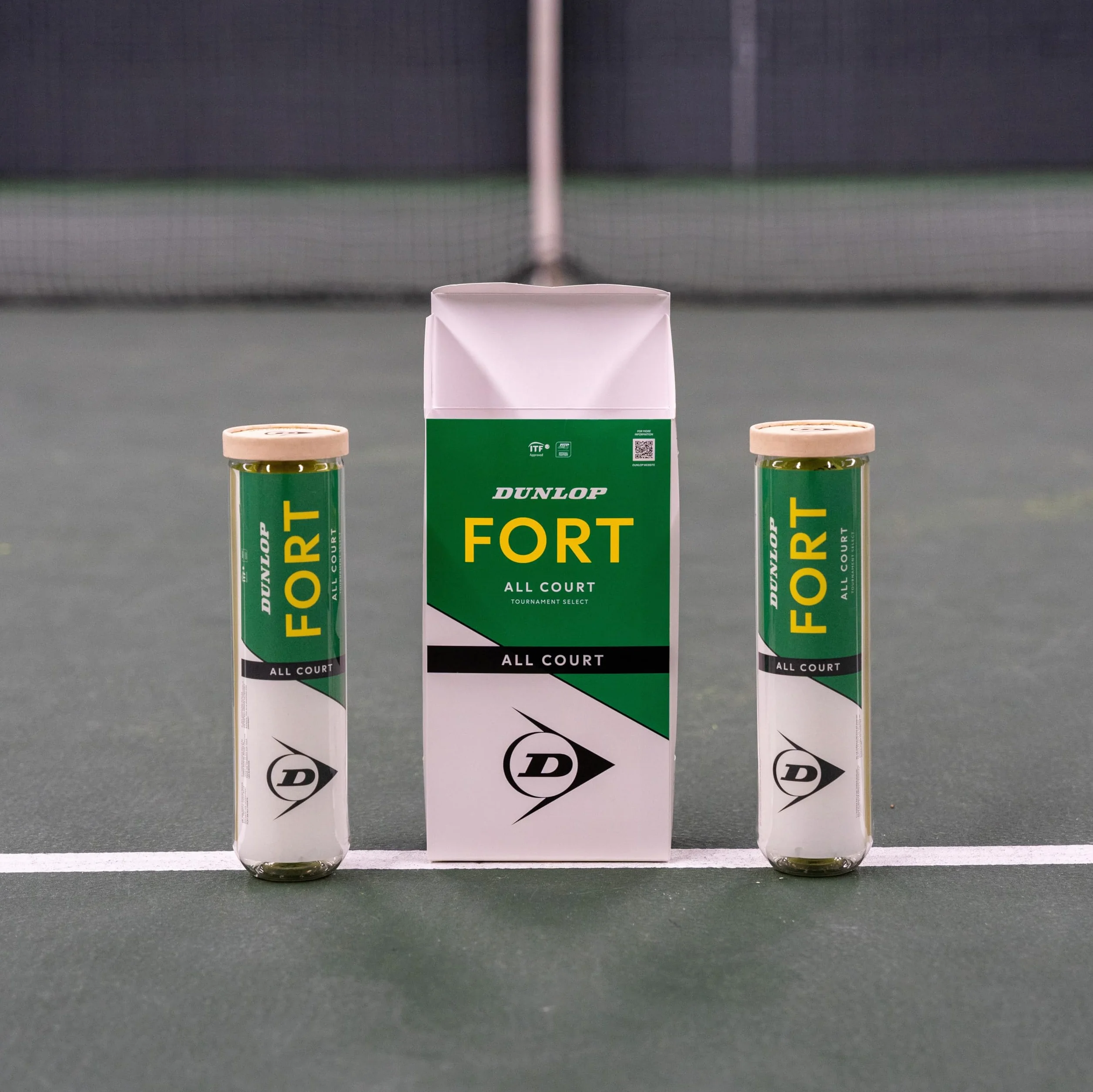 DUNLOP Pallina da tennis Fort All Court TS per sabbia campo duro erba