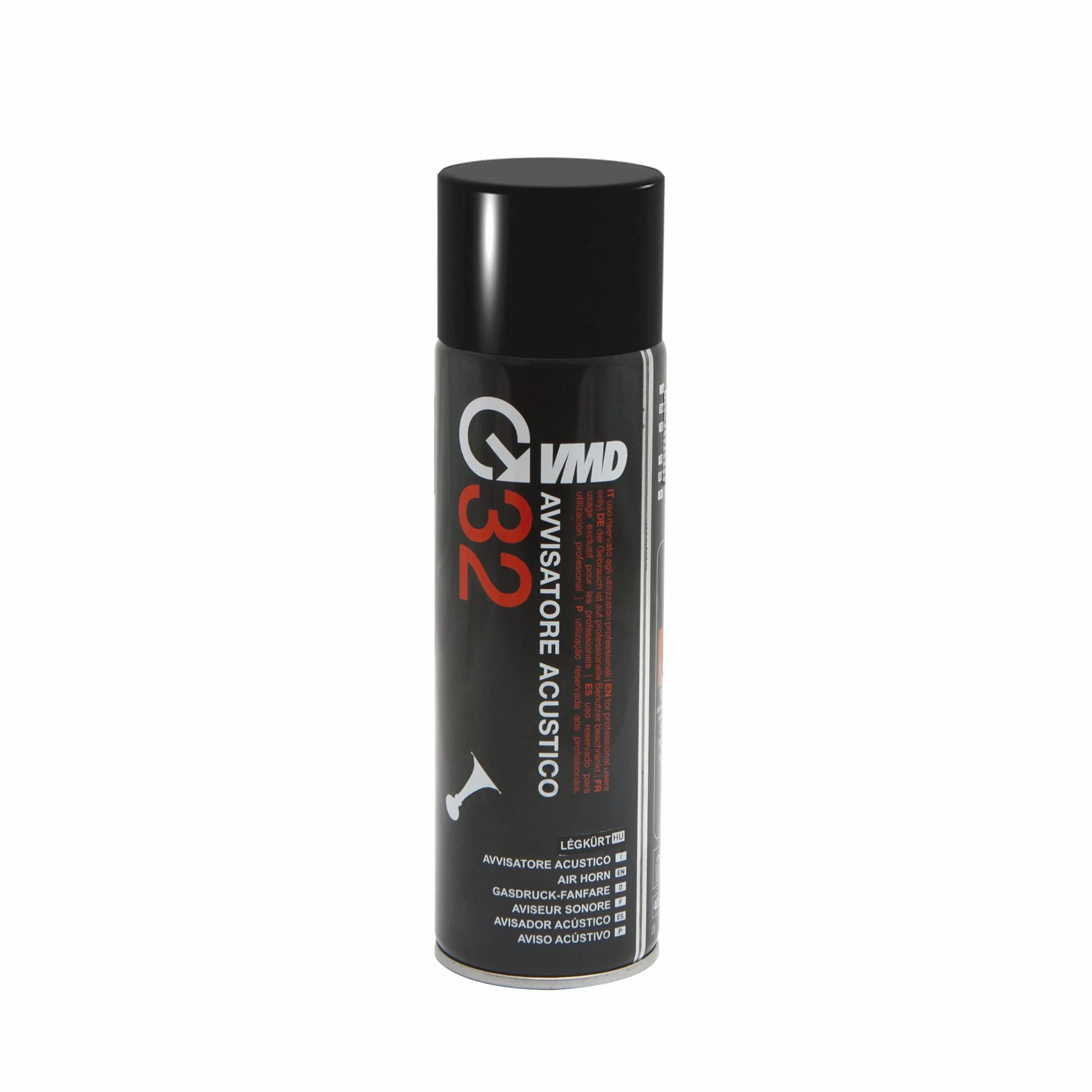 Tromba ad aria manuale 4 bombolette 300 ml per eventi sportivi