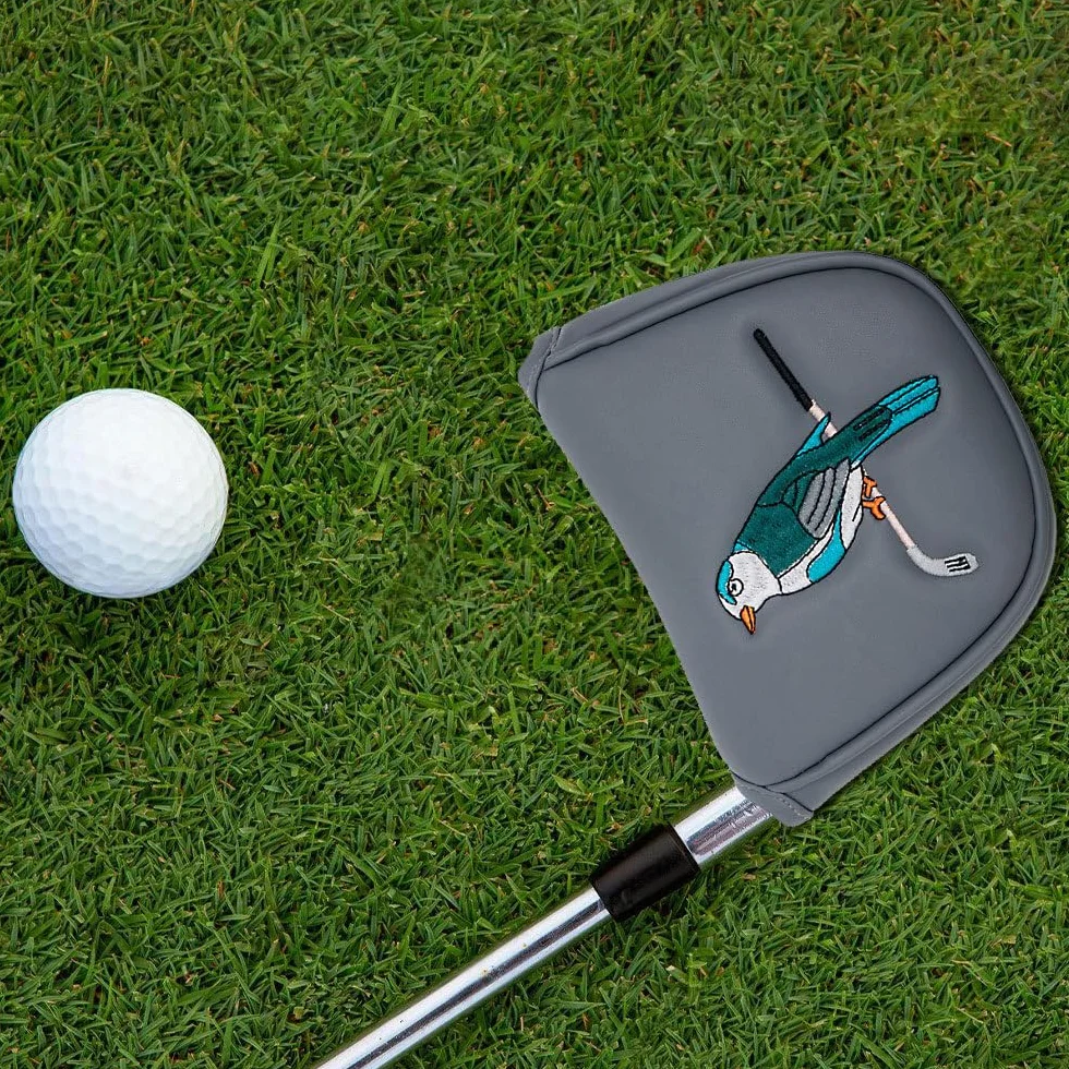 Copertura per Putter da Golf, Copritesta per Mazze da Golf in Pelle PU con Strato Interno in Morbido Velluto, Copri Testa per Maggior Parte Mazza da Golf