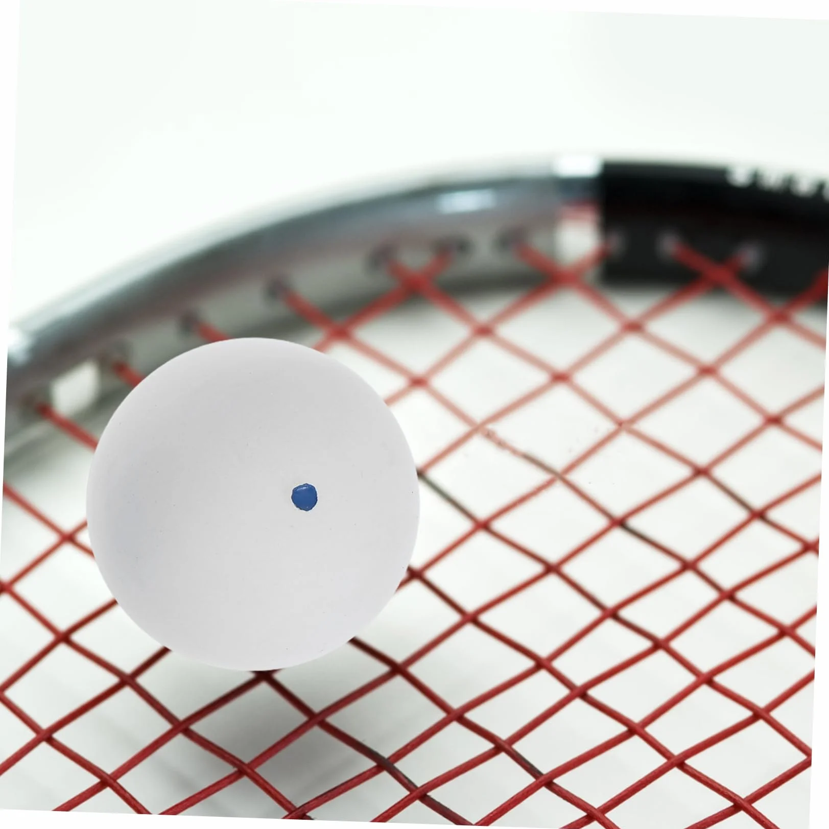 Palline da Squash in Gomma Bianco per Allenamento Indoor Outdoor