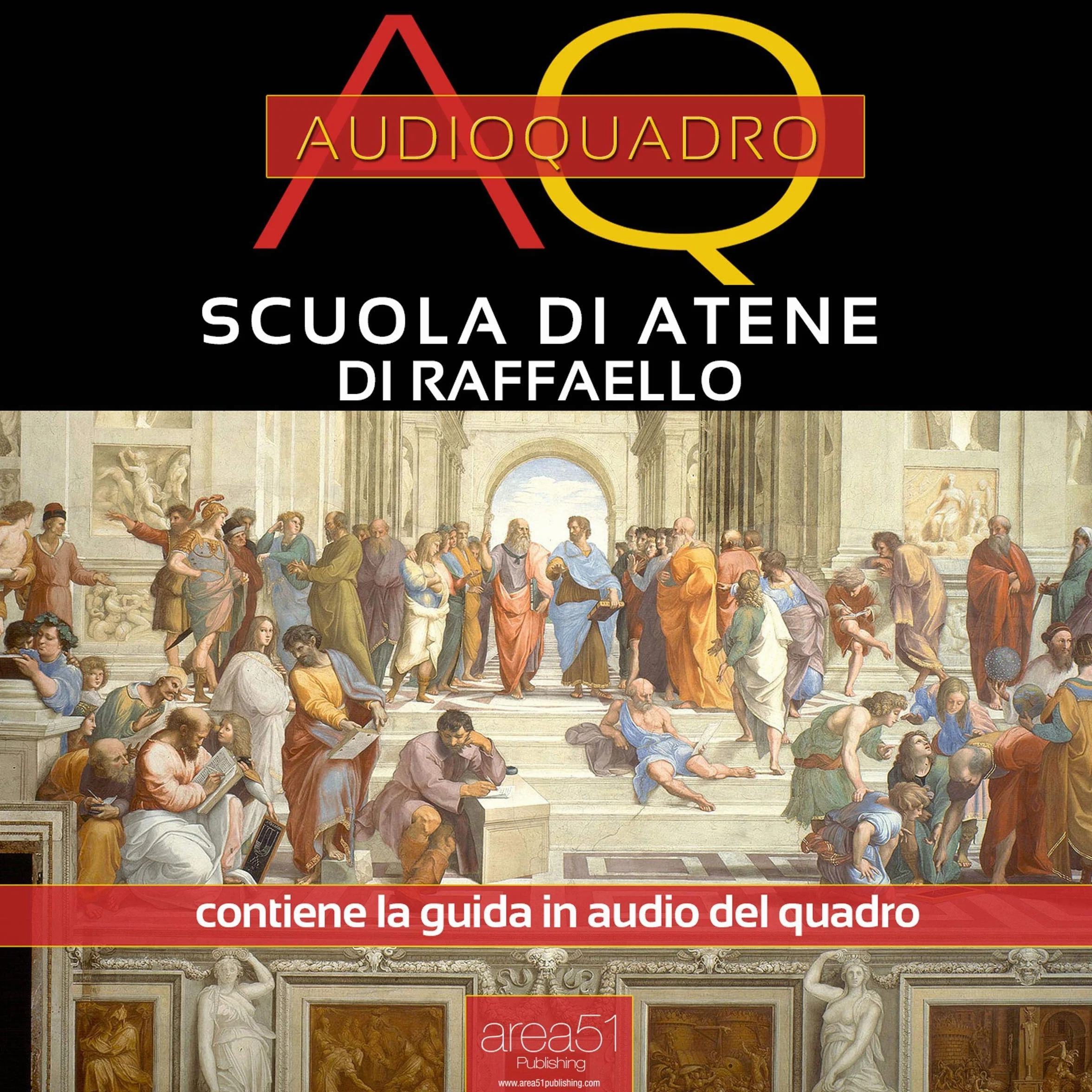 Scuola di Atene di Raffaello Audioquadro