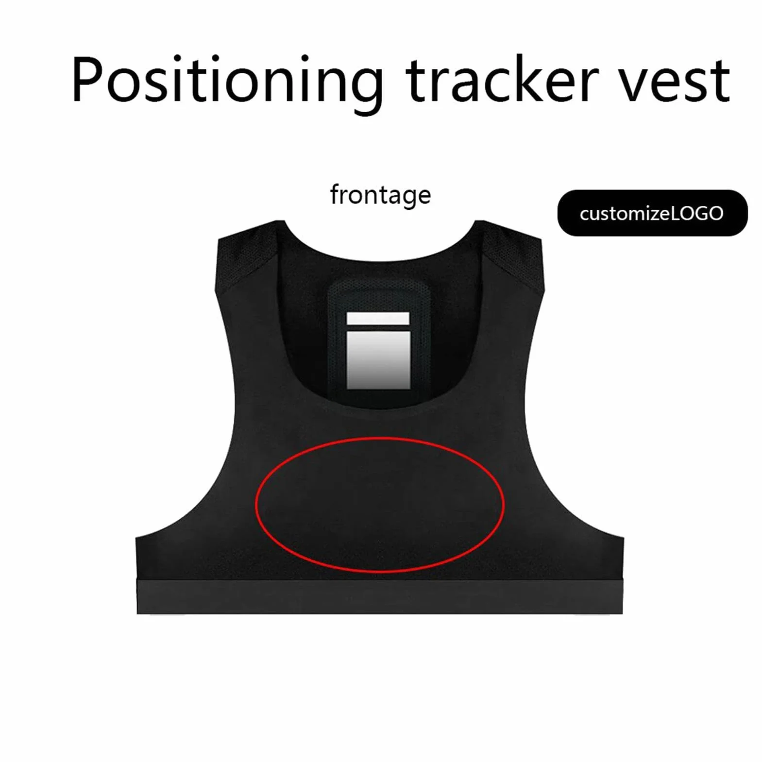 Generic Athlete Series Football GPS Tracker Vest Gilet da allenamento da calcio traspirante