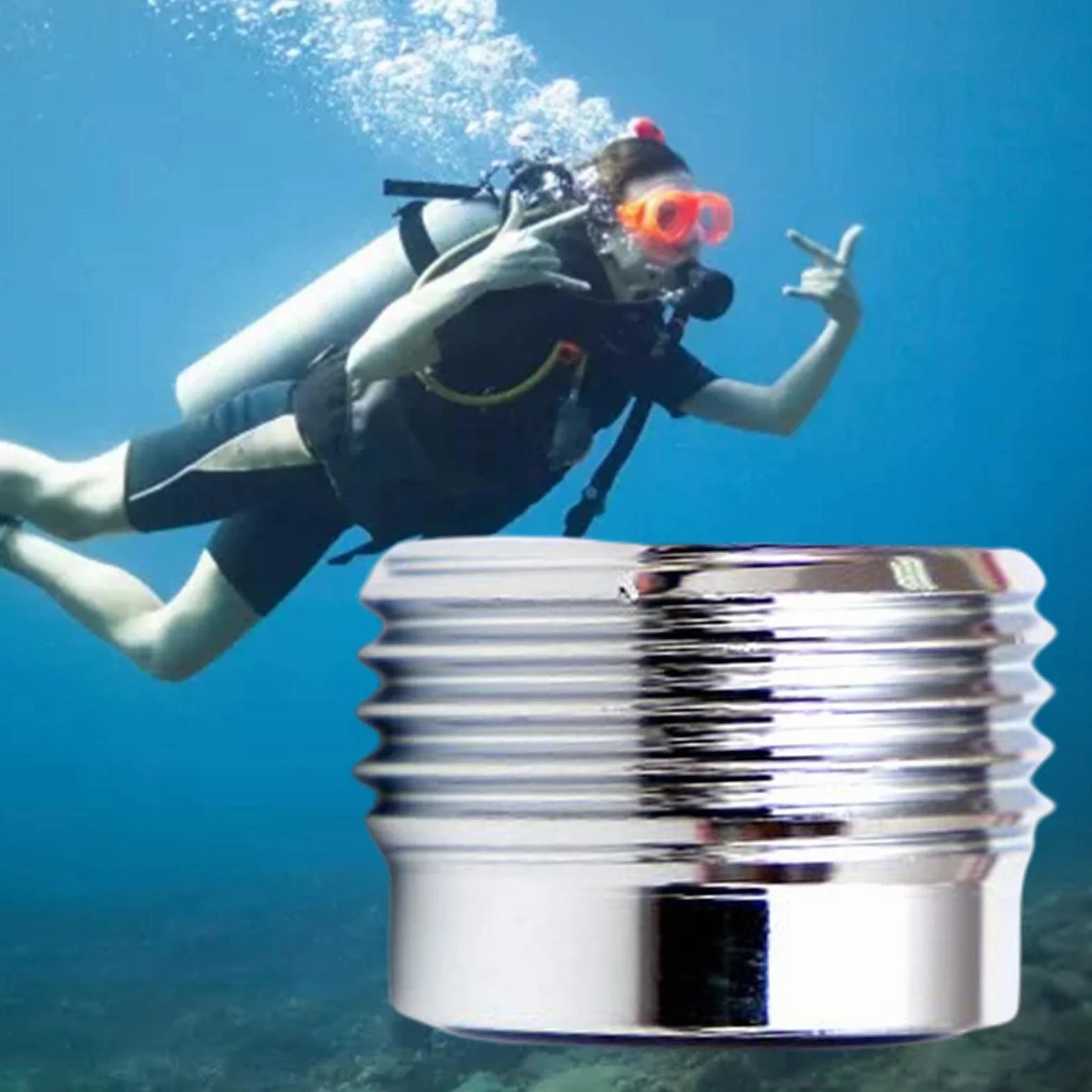 Adattatore a bombola Standard per Immersione subacqueo, convertitore DIN