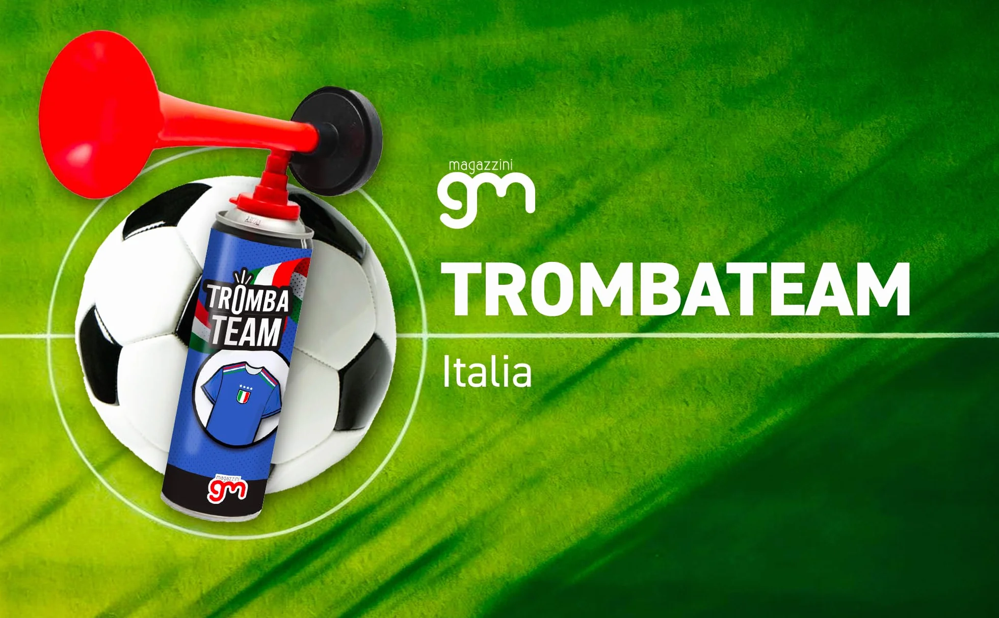 Tromba Team Tromba da Stadio 300ml Avvisatore Acustico per Eventi Sportivi e Nautica