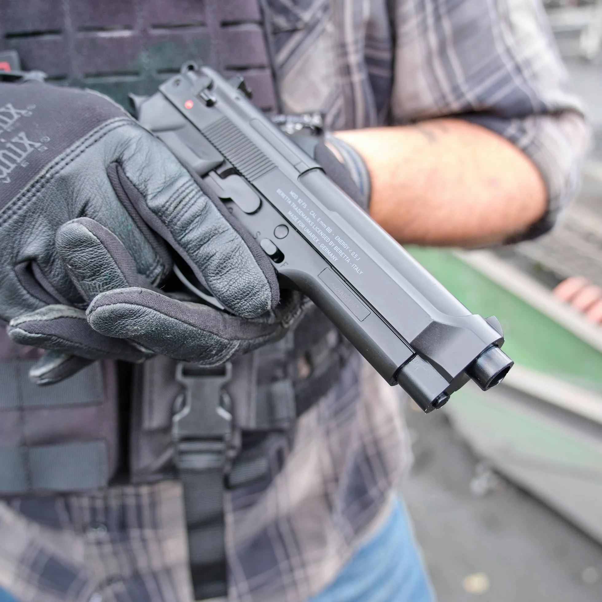 Pistola Softair A Molla Beretta M92 FS Metallo 0,5 Joule