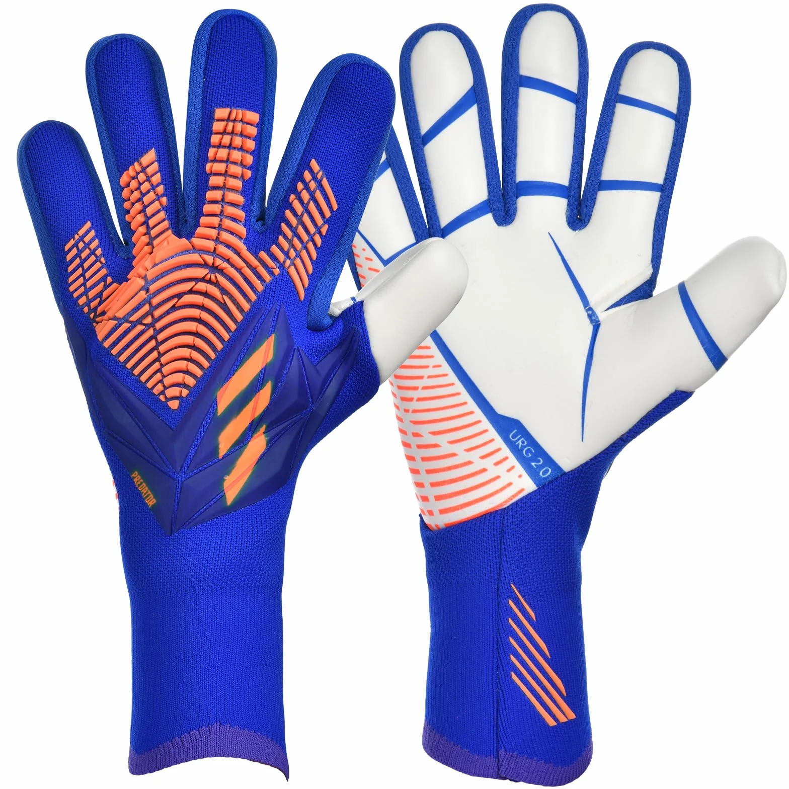 flintronic Guanti da Calcio Portiere per Adolescente, Guanti da Allenamento con Doppia Protezione del Polso, Taglie 7