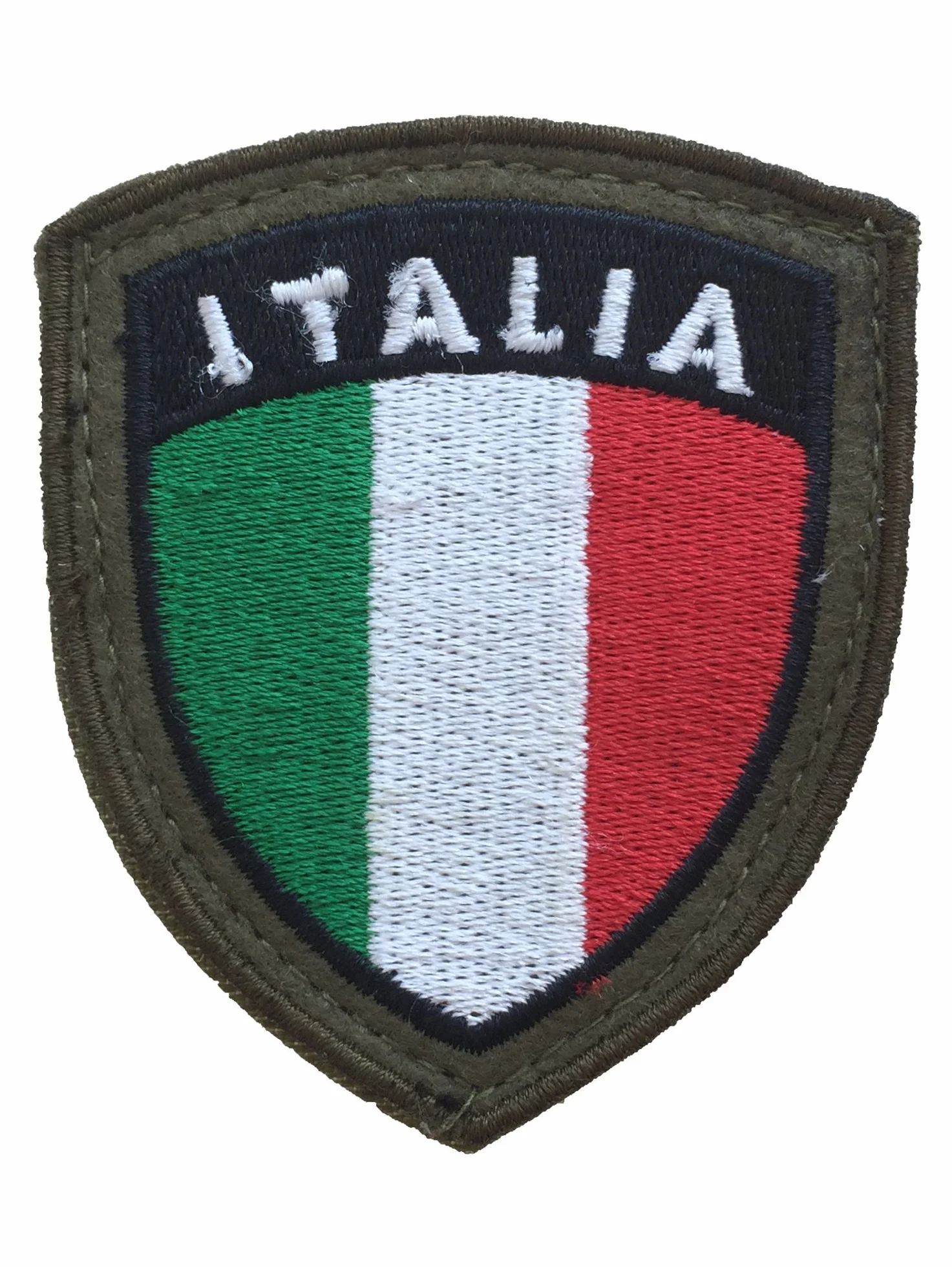 Scudetto Italia Patch Ricamata