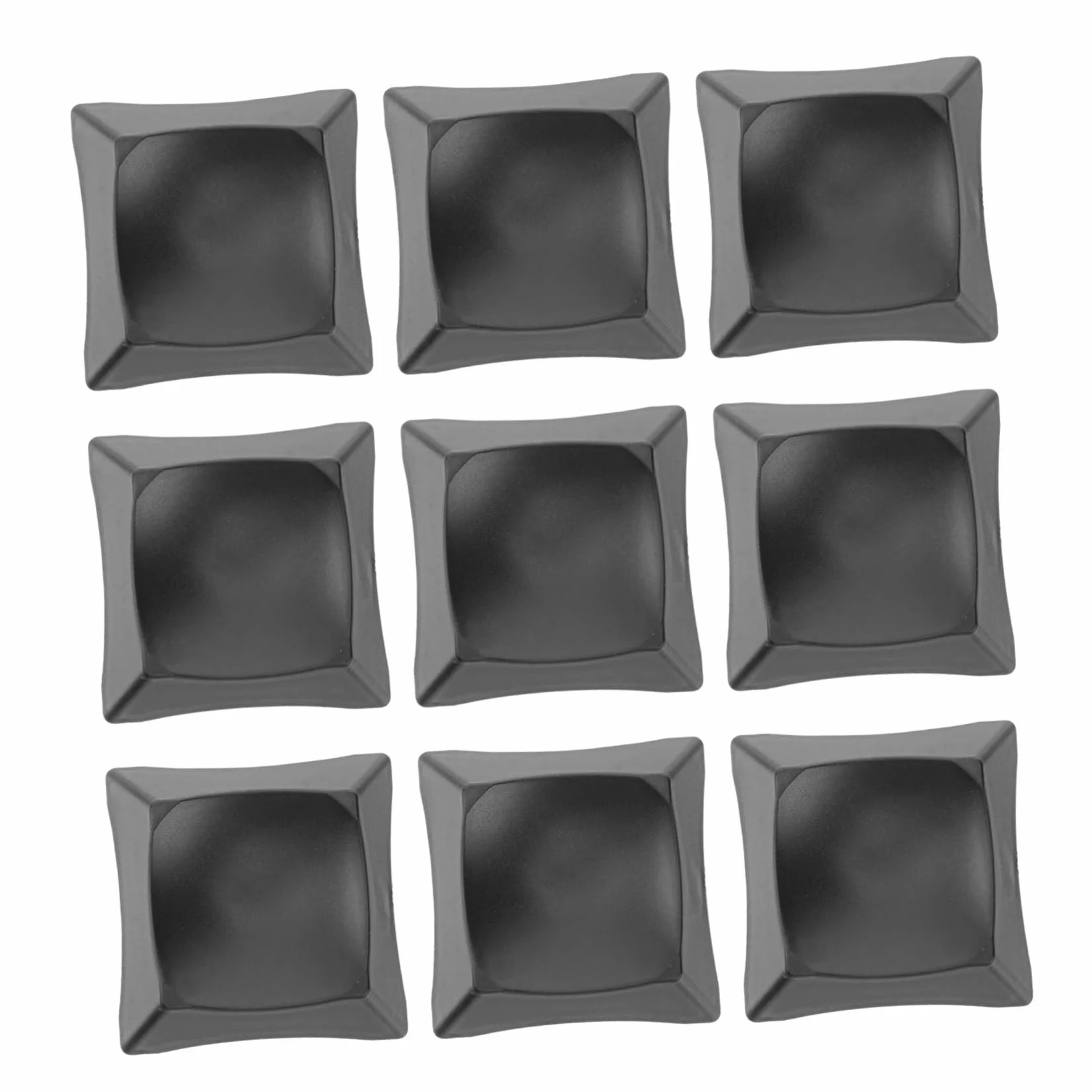 Anneome Supporto Esposizione Palla Calcio Basket Plastica Base Stabile Nero 9 Pezzi Allenamento