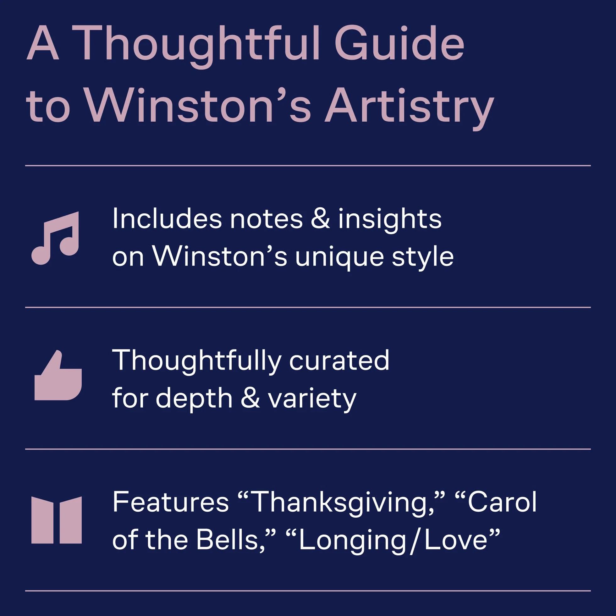 George Winston: Piano Solos [Lingua inglese]