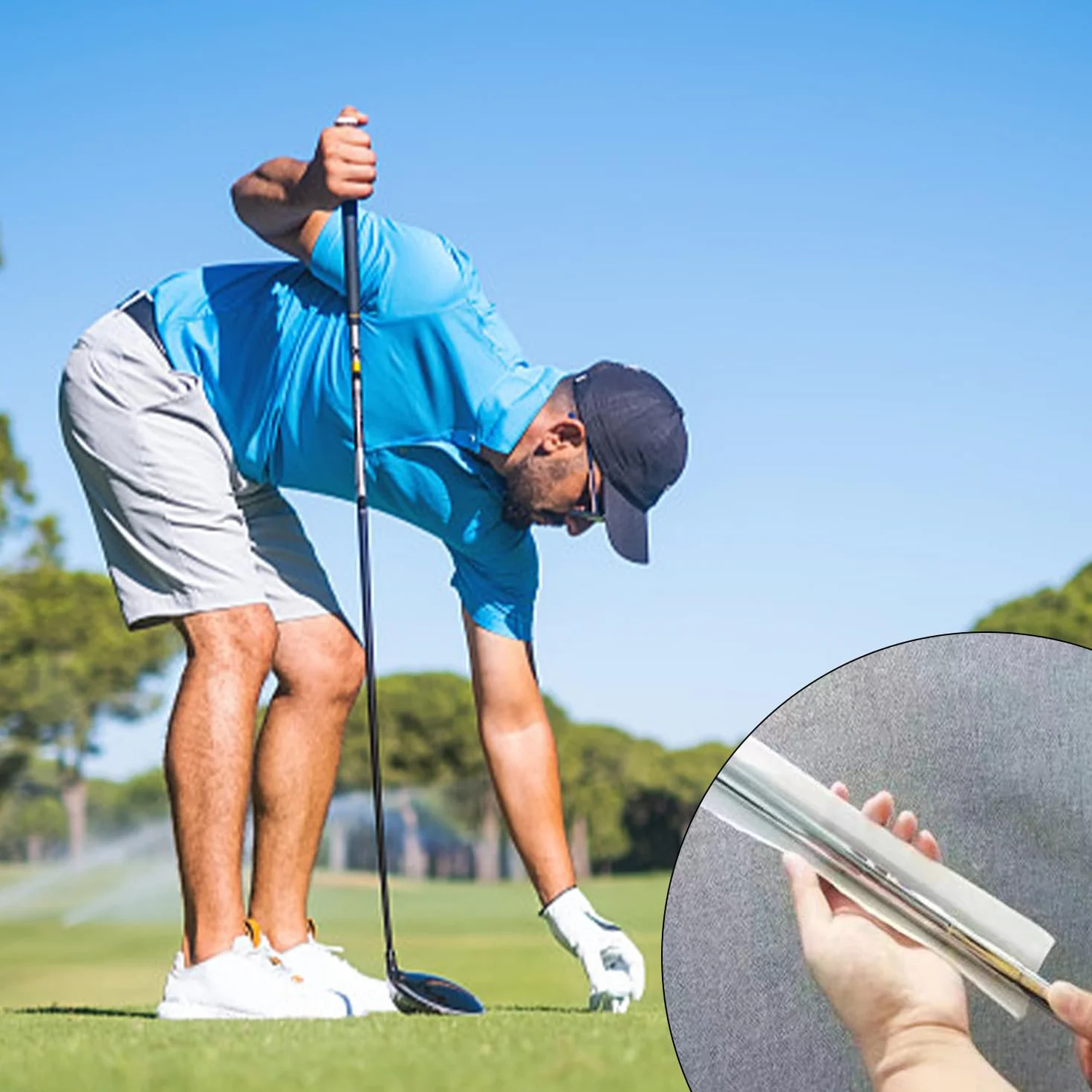 Nastro Adesivo Anti-Ruth per Presa da Golf Club 26 Pezzi Set