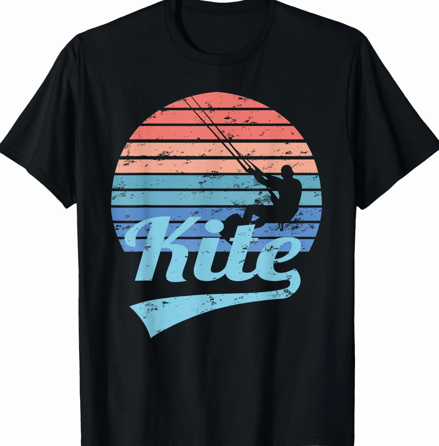 AQUILONE Maglietta Kitesurf Kiteboarding Vintage Retro