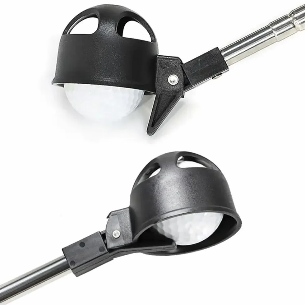 Tiiyee Golf Ball Retriever Raccoglitore Palline Telescopico Inossidabile Stecca Accessori