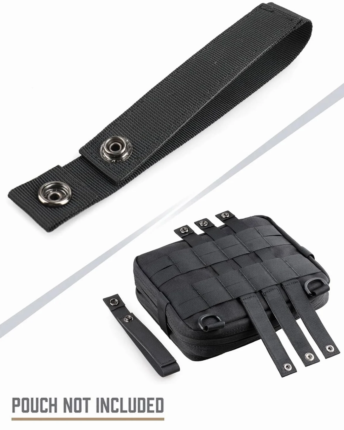 MOLLE Cinghia 2 Pezzi Fettuccia Nylon Utility Backpack Strap Accessory Connector
