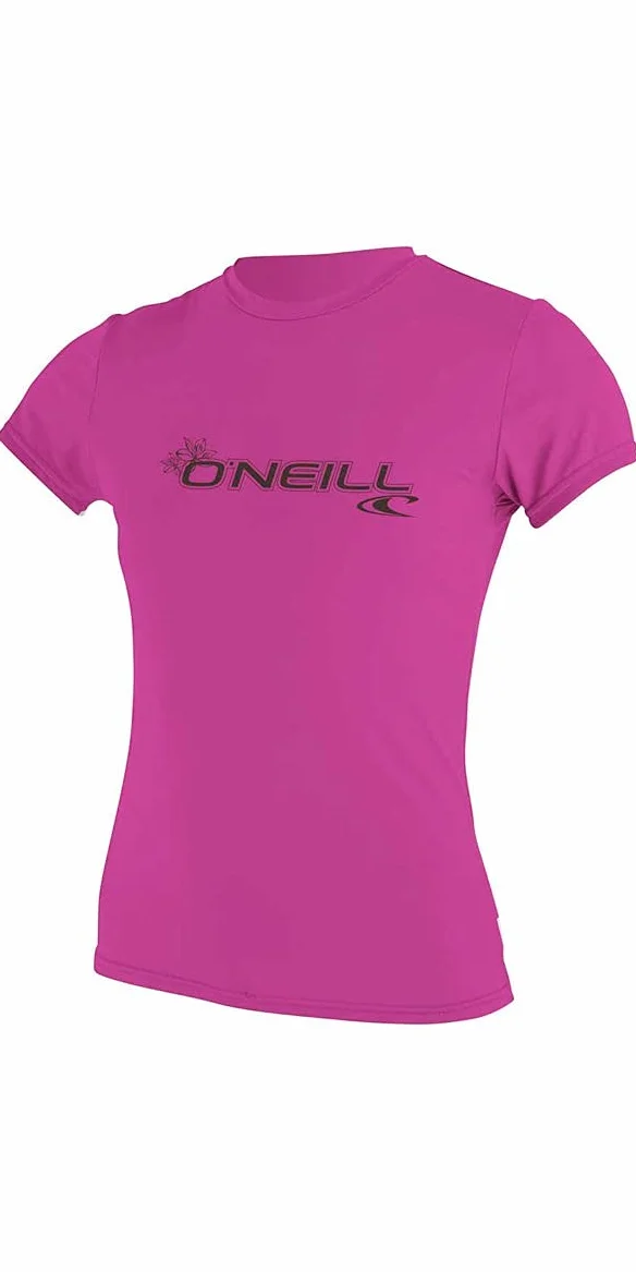 O'NEILL Wms Basic Skins Short Sleeve Sun Shirt Gilet Protettivo. Uomo