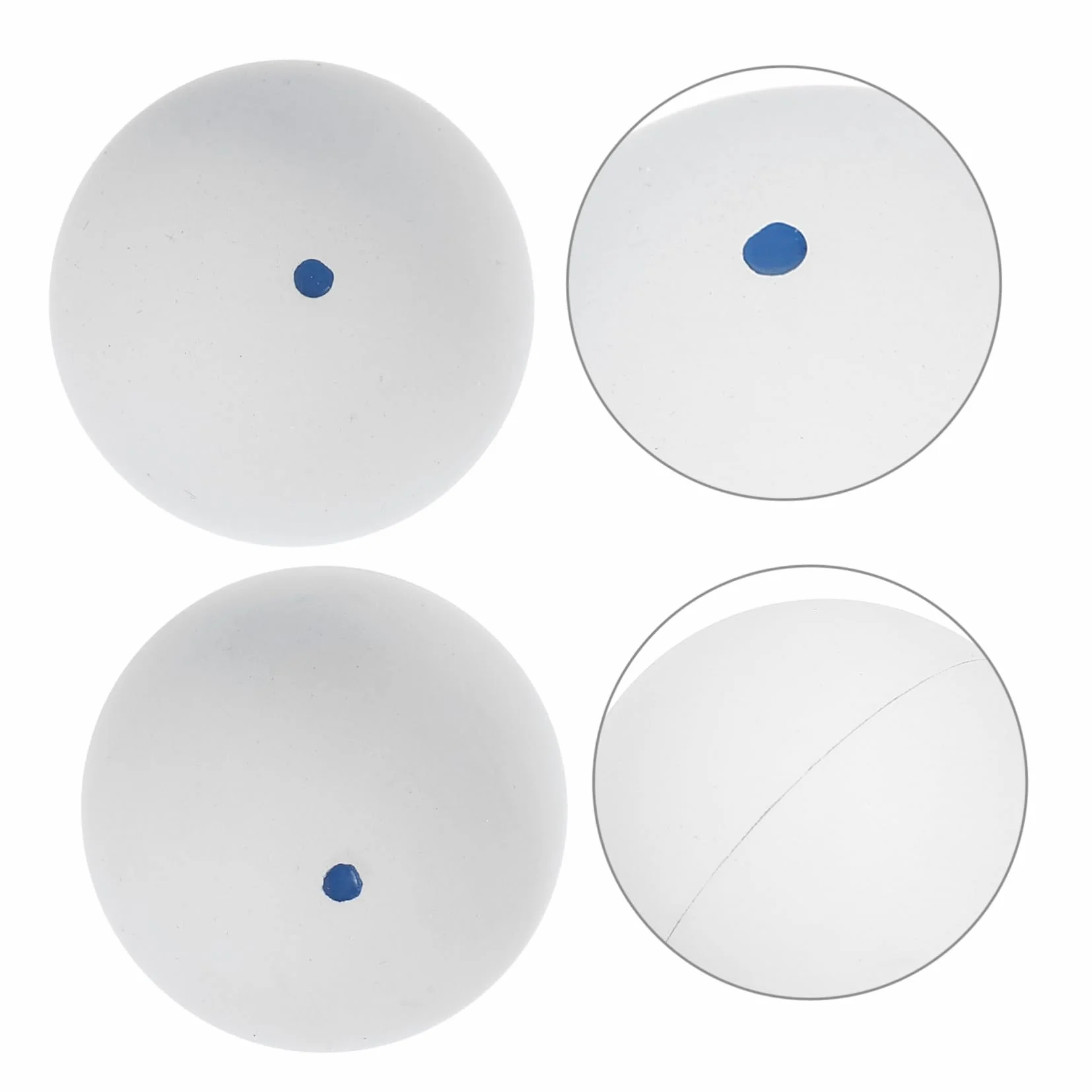 KOMBIUDA Palline da Squash in Gomma 2 da Allenamento per Squash Resistente
