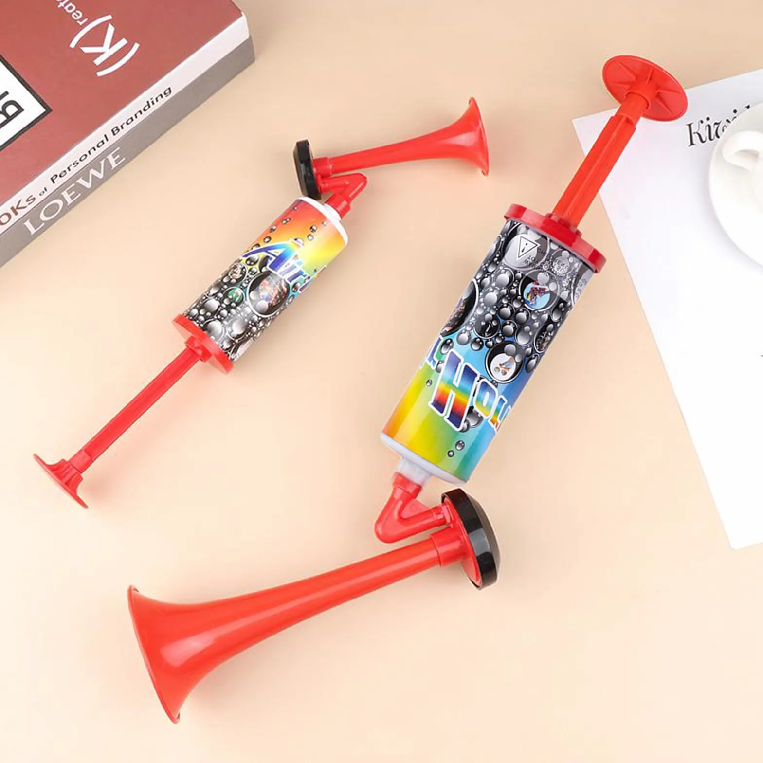 Tromba da Stadio 2 PCS Air Horn Clacson a Gas per Partite di Calcio Eventi Sportivi