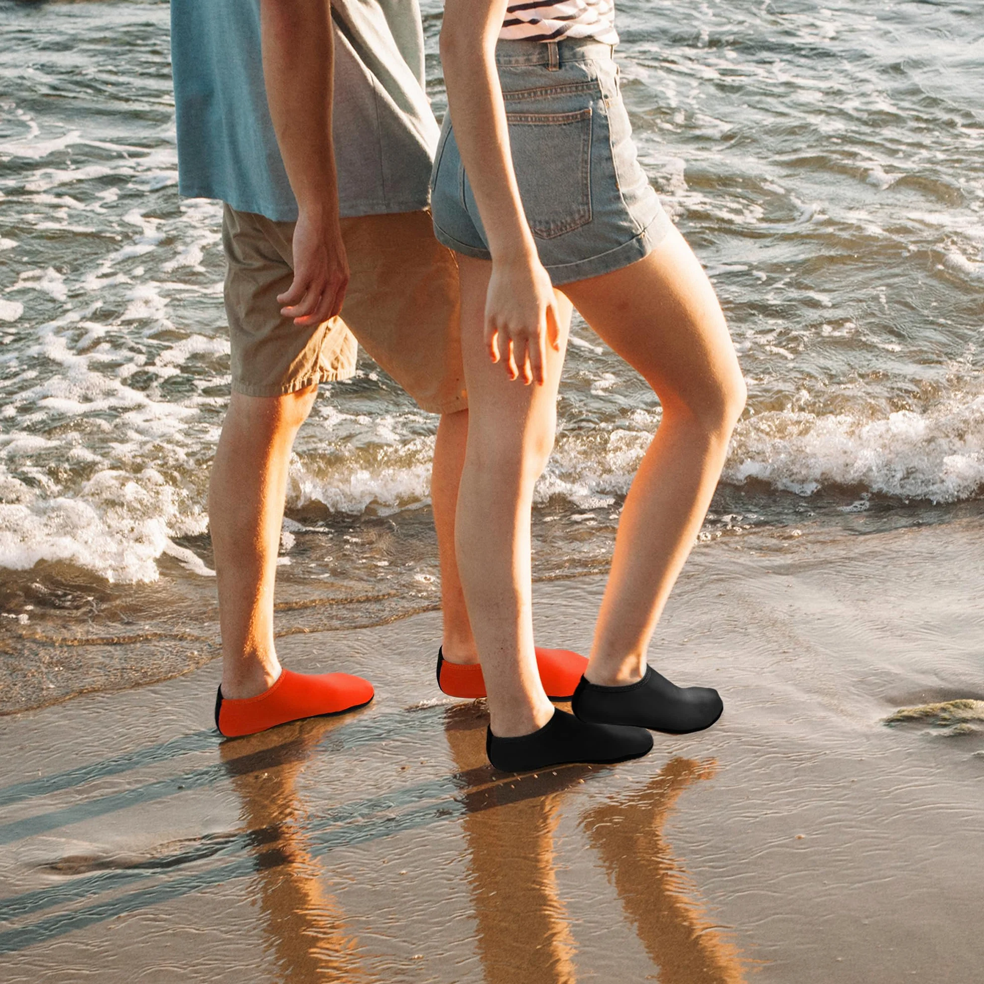 Zio Paul Calzini da Acqua Unisex Scarpe da Acqua Calzini da Yoga Spiaggia a Piedi Nudi Surf Diving Piscina per Bambini Adulti