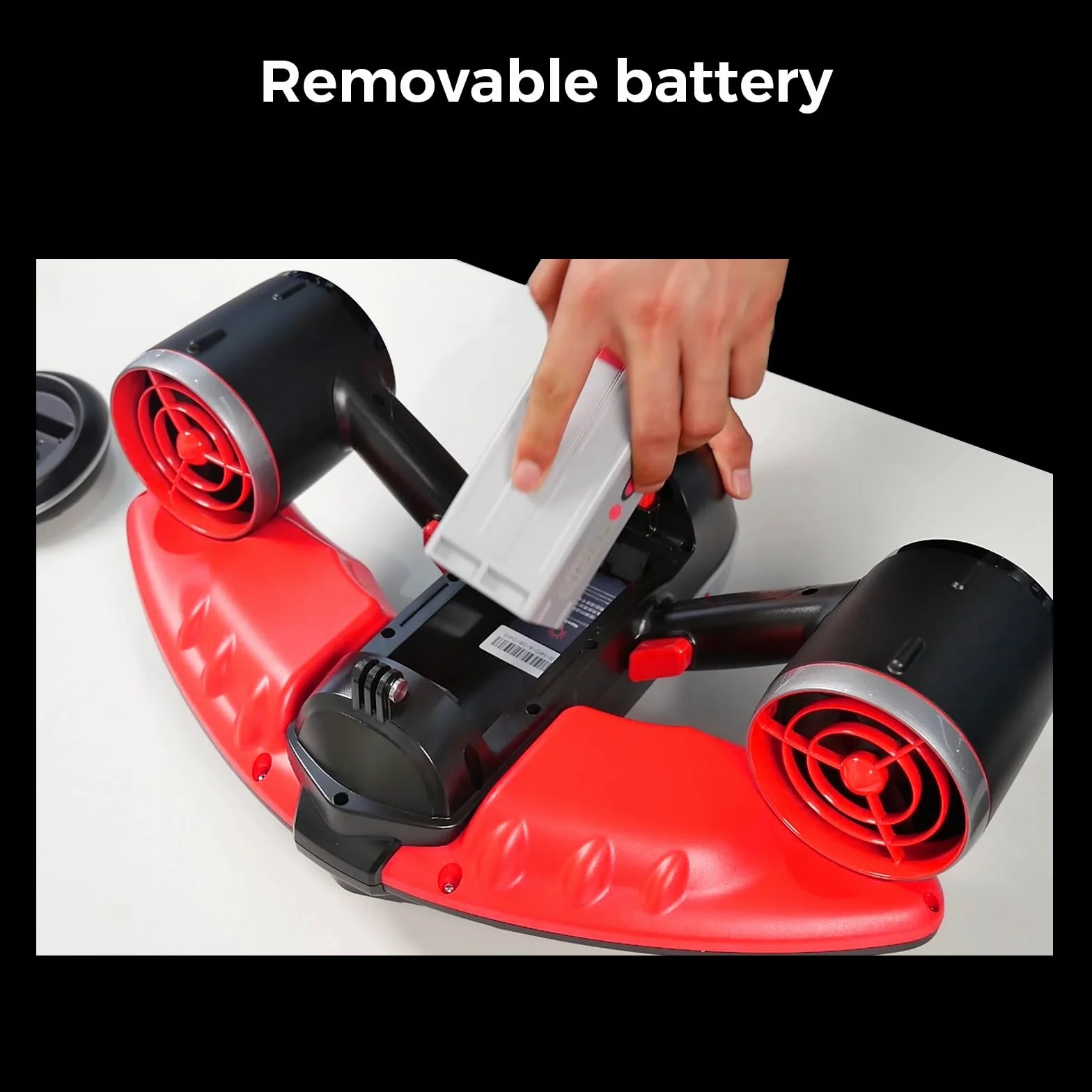 Sublue Navbow Plus Smart Monopattino subacqueo a Doppio Motore 2 m/s Supporto Action Camera Rosso