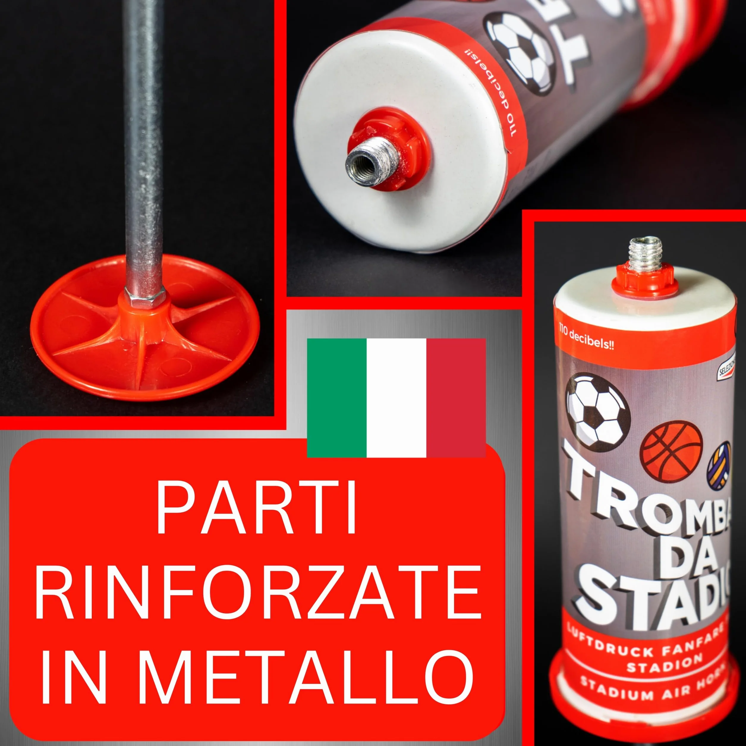Tromba da Stadio Manuale Senza Gas - Trombetta Stadio, Tromba Barca