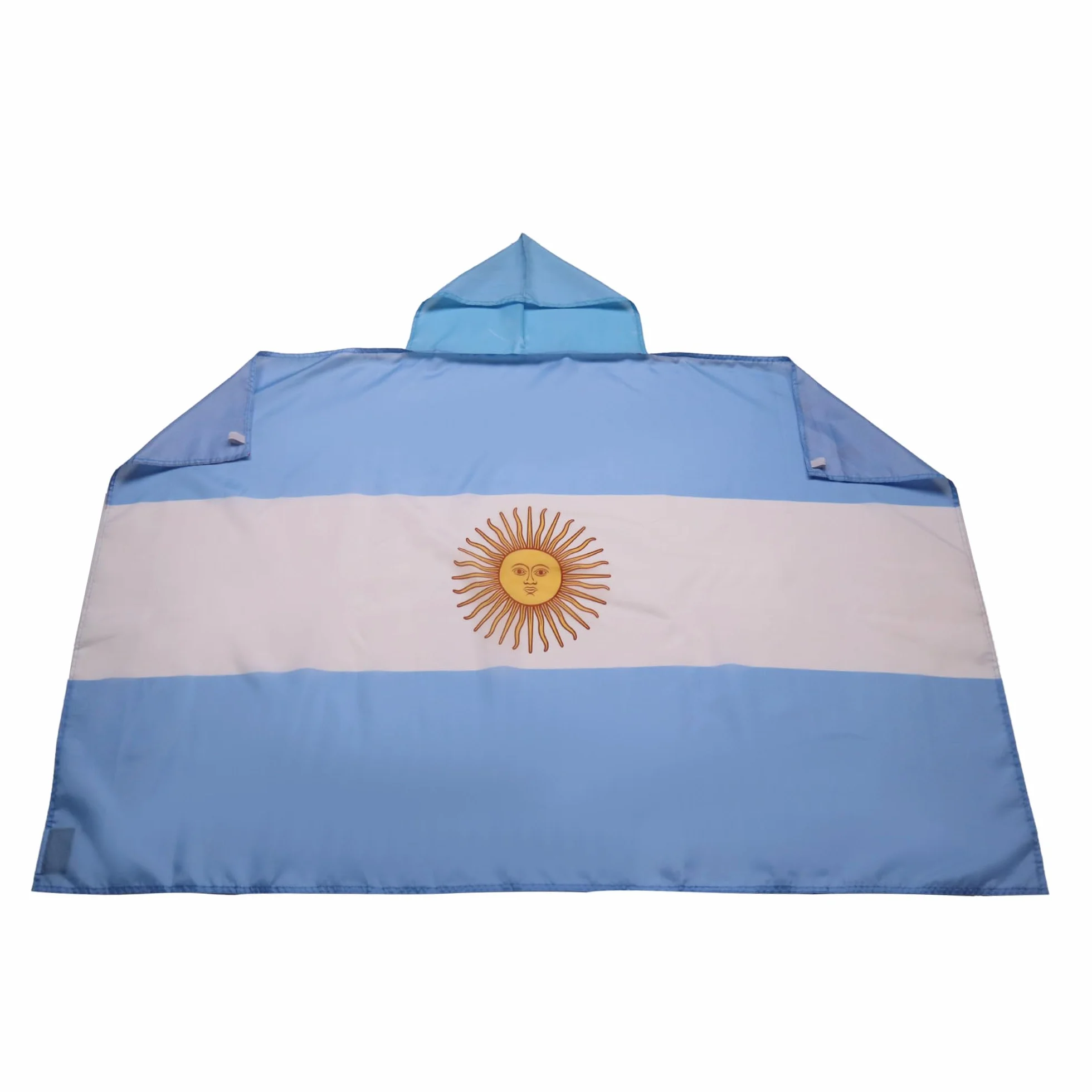 AZ FLAG Bandiera Argentina, 150 x 90 cm, mantello bandiera argentina, 100% poliestere, con maniche integrate, body flag 80 g