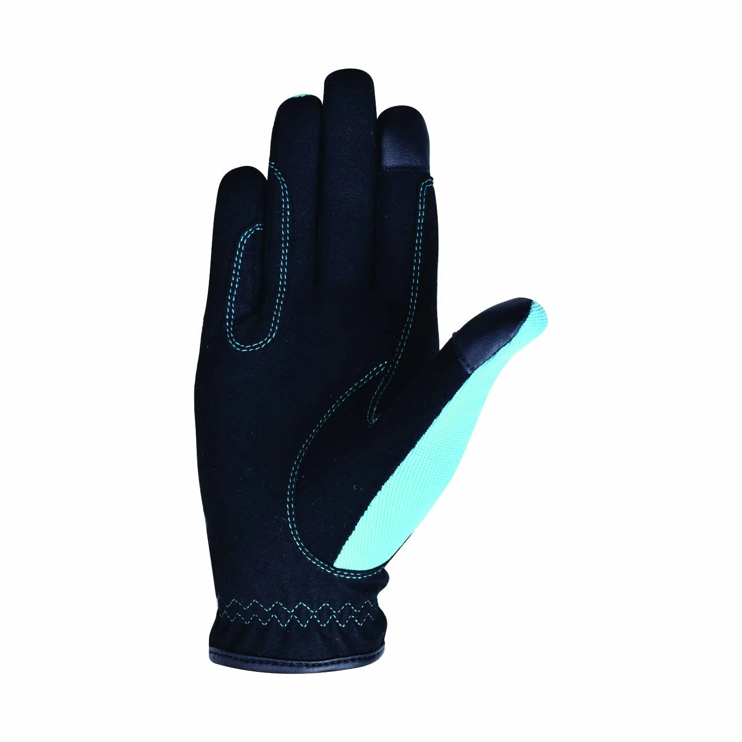 AK Fine Tech Micro Suede Horse Riding Gloves AKRS-8484 (2XL, Azure)