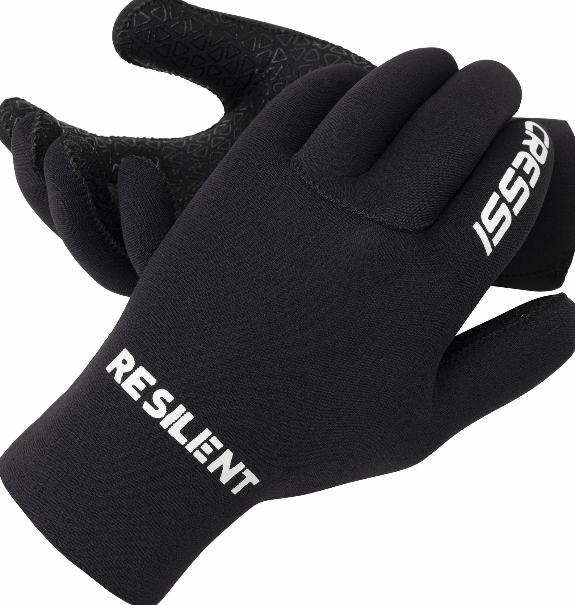 CRESSI Resilient Gloves Ultra Grip Unisex Morbido Neoprene Nero dla nurkowania snorkelingu surfingu
