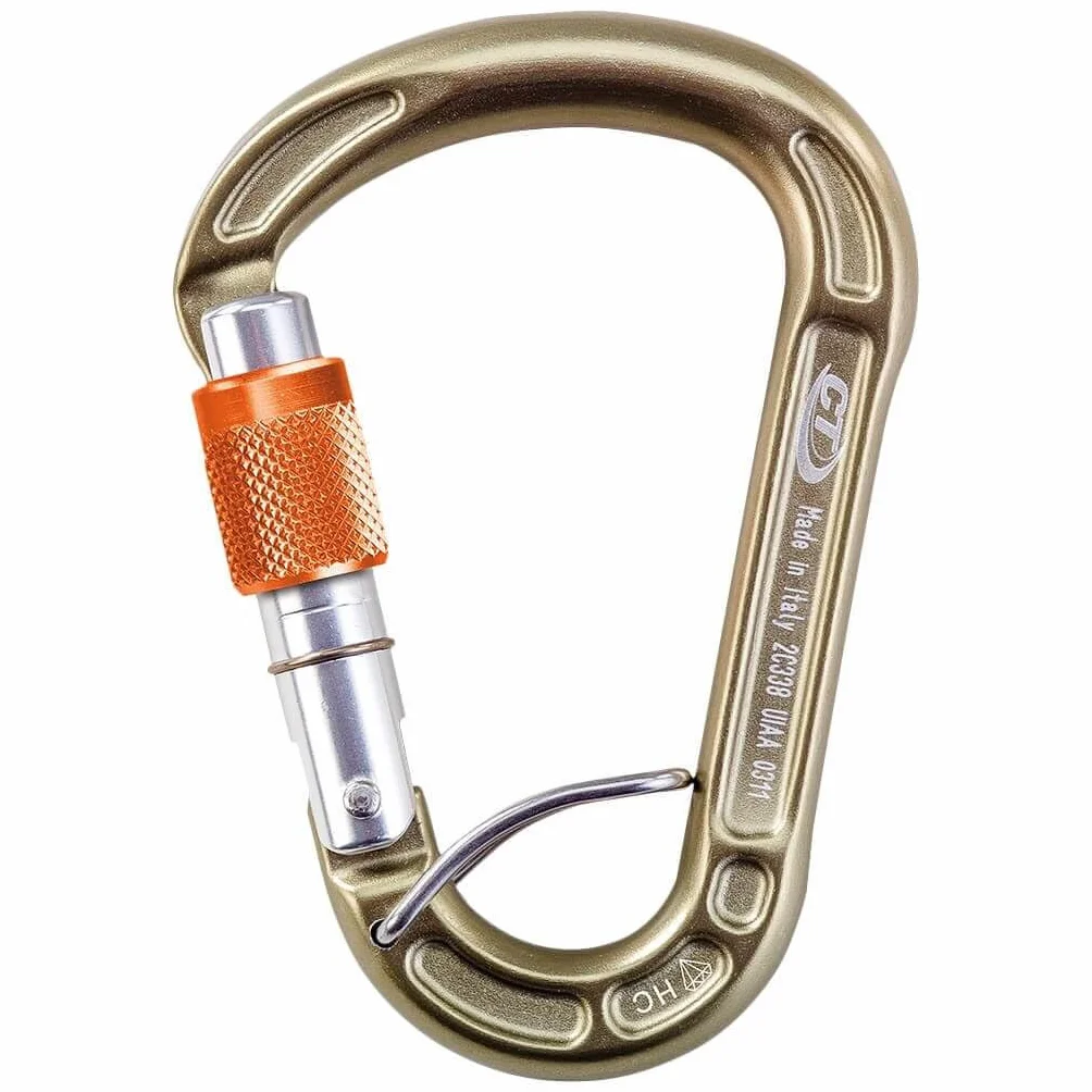 Climbing Technology Concept SGL HC moschettone ghiera Marrone Taglia unica