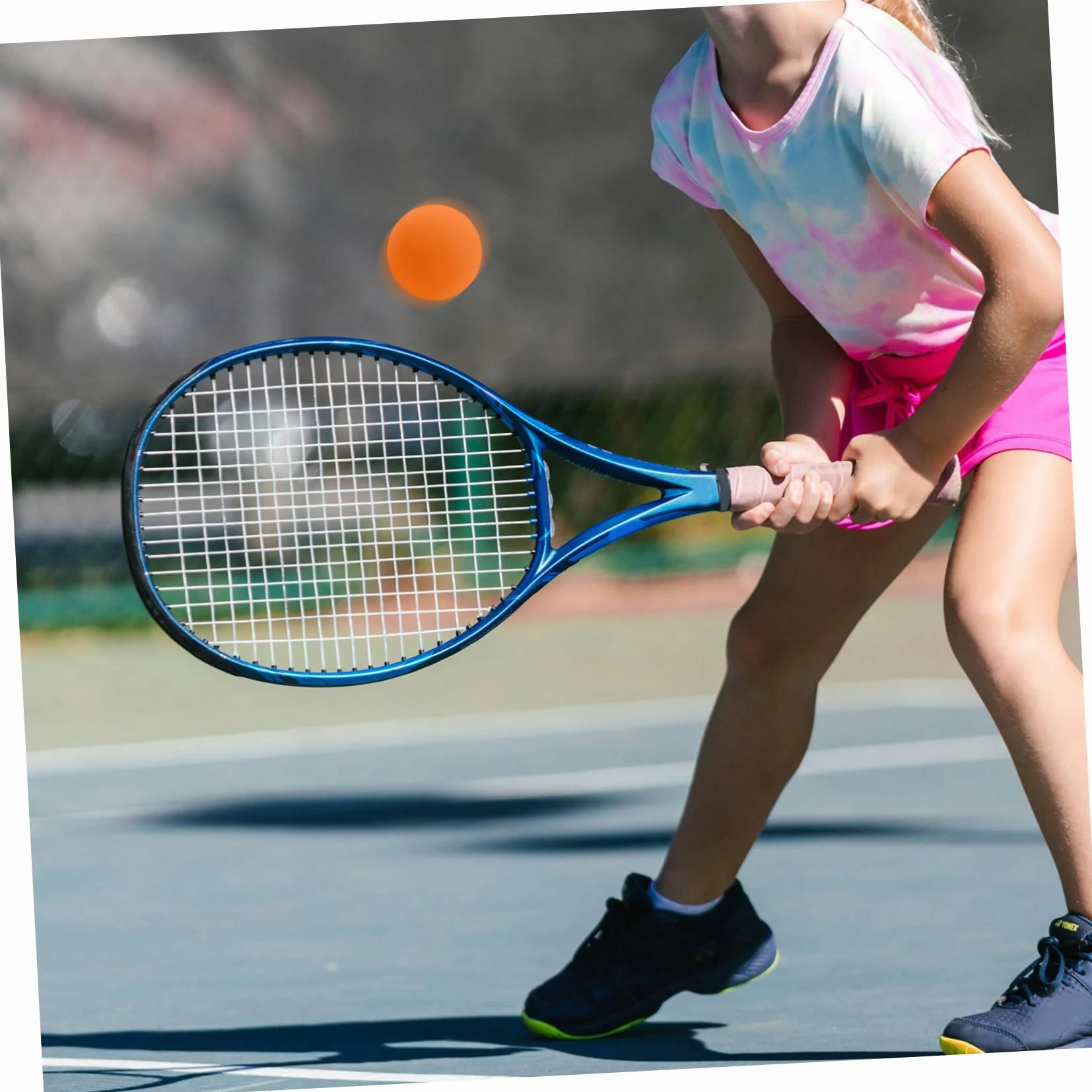 ifundom 4 Palline da Squash in Gomma per Allenamento Rimbalzanti per Bambini Arancioni