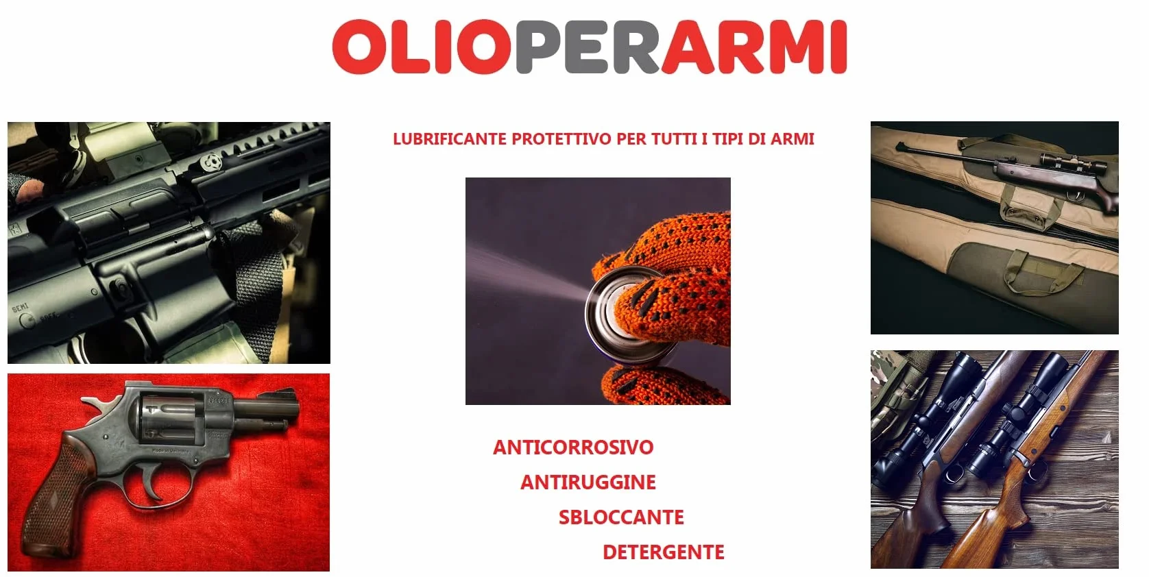 Olio per Armi Lubrificante Protettivo Spray per Fucili e Pistole 200ml