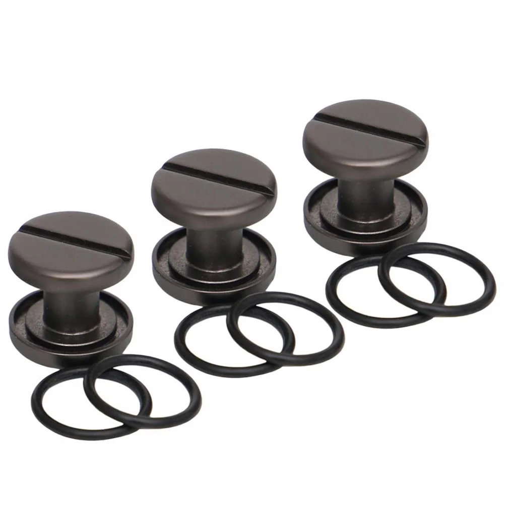Viti di montaggio BCD per piastra posteriore Wing Scuba Diving, acciaio inox M8 x 10 mm, nero
