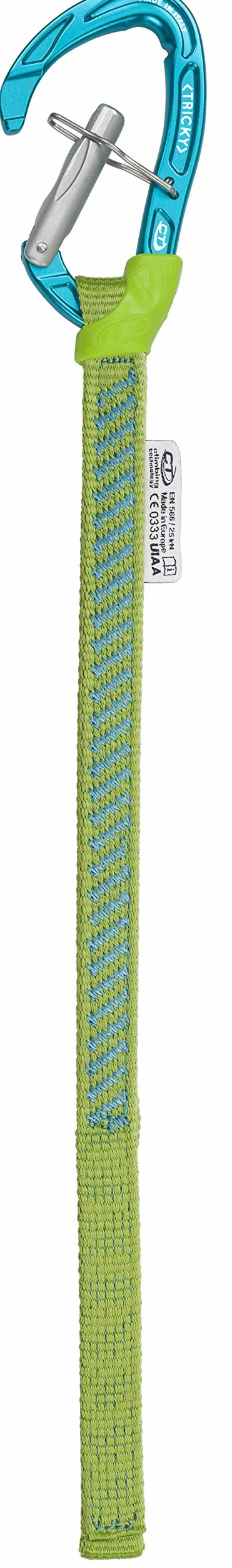 Climbing Technology Tricky Rinvio Azzurro Verde Taglia Unica